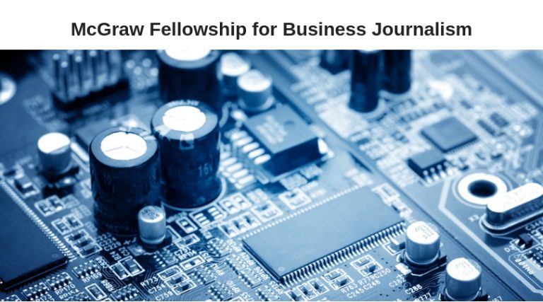 McGraw Fellowship for Business Journalism 2019