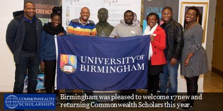 University of Birmingham Commonwealth Shared Scholarships 2019/2020 for Developing Countries