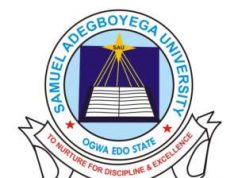 Samuel Adegboyega University (SAU) JUPEB Admission Form 2020/2021