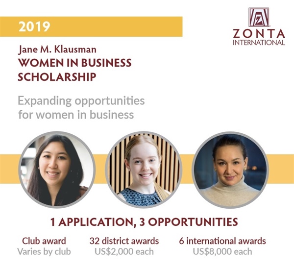 Jane M Klausman Women in Business Scholarships 2019/2020 for International Students