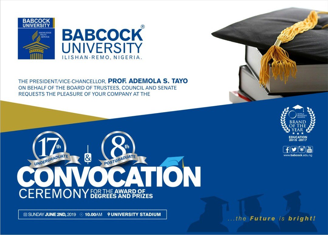 Babcock University Convocation Ceremony Date