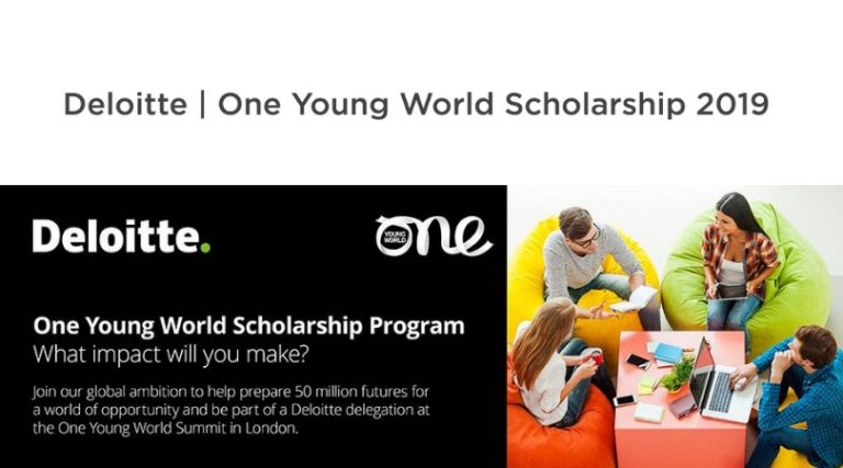 Deloitte One Young World Scholarship Program 2019