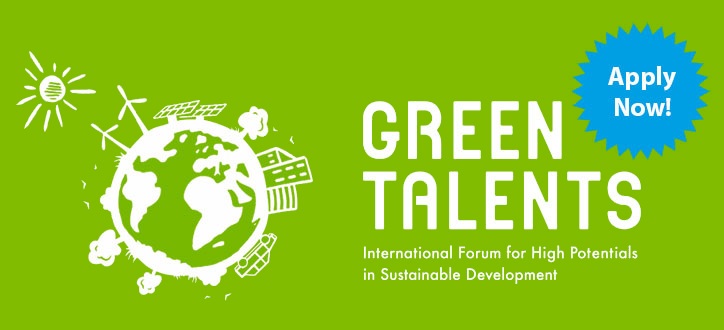 German Government Green Talents Award 2019 for International Students
