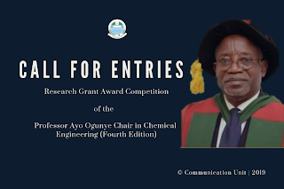 Prof. Ogunye Research Grant Award Competition 2019