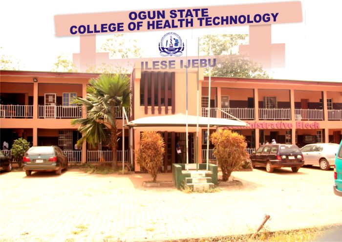 Ogun State College of Health Tech. Admission Form 2020/2021