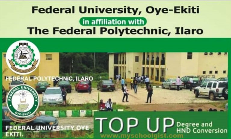 FUOYE – Federal Poly Ilaro Top-Up/Conversion Form 2019/2020